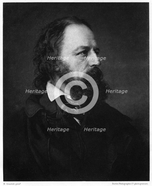 Alfred Tennyson, 1st Baron Tennyson (1809-1892), English poet, 1893.Artist: Berlin Photographic Co