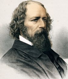 Alfred Tennyson, 1st Baron Tennyson, English poet, c1880