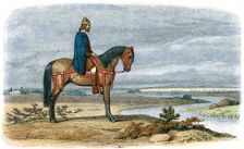 Alfred the Great (849-899), Anglo-Saxon king of Wessex from 871, 885 (1864)