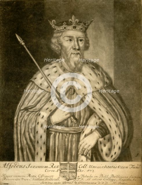Alfred the Great, 1712. Creator: Unknown.