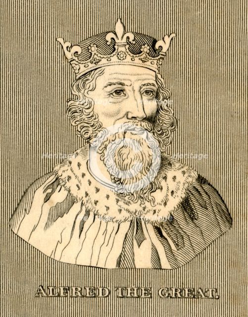 'Alfred the Great', (c847-899), 1830. Creator: Unknown.