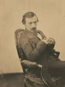 Alfred Vernet, miniaturiste, 1853-1854. Creator: Nadar