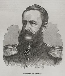 Alfred von Fabrice, (1818-1891), Saxon cavalry general and politician, 1871. Creator: Unknown