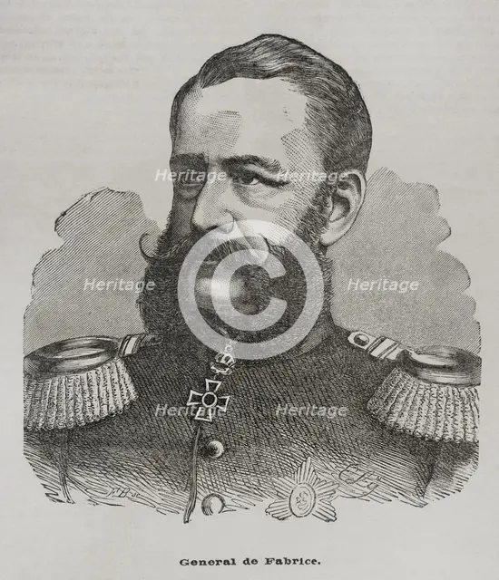 Alfred von Fabrice, (1818-1891), Saxon cavalry general and politician, 1871. Creator: Unknown.