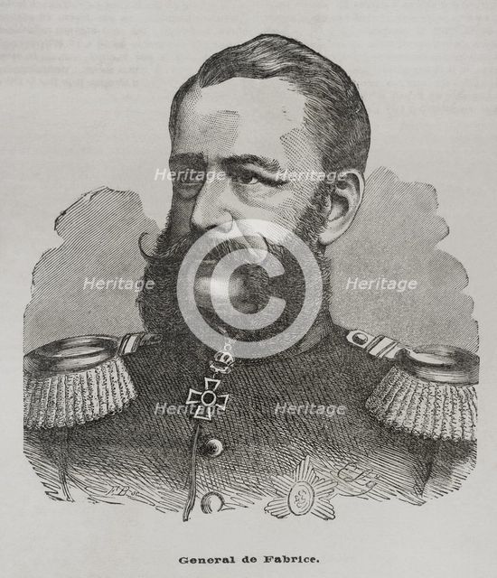 Alfred von Fabrice, (1818-1891), Saxon cavalry general and politician, 1871. Creator: Unknown.
