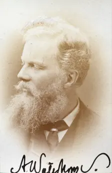 Alfred Waterhouse, R.A., c1865-1866. Creator: Elliott & Fry