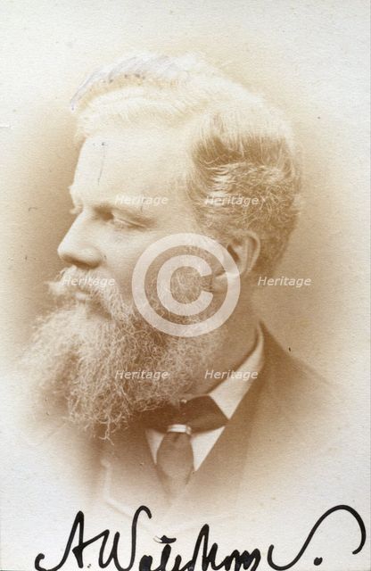 Alfred Waterhouse, R.A., c1865-1866. Creator: Elliott & Fry.