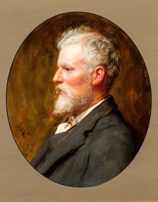 Alfred Waterhouse, RA, 1886. Creator: Arthur Stockdale Cope