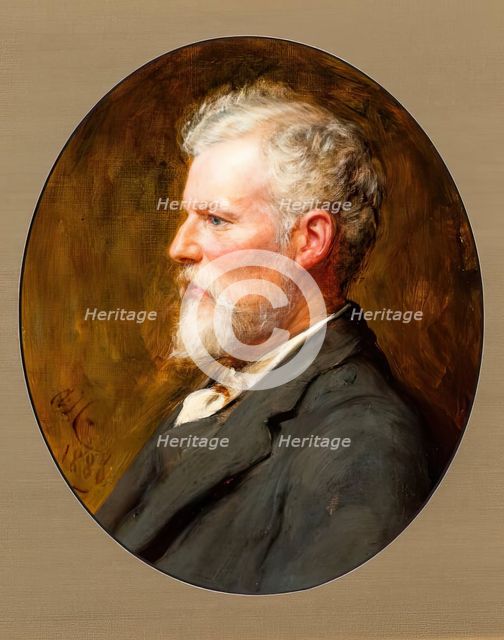 Alfred Waterhouse, RA, 1886. Creator: Arthur Stockdale Cope.