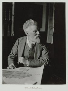 Alfred Waterhouse, RA, c1889-1891. Creator: Ralph W Robinson