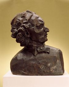 Alfred Wolmark, 1913. Creator: Henri Gaudier-Brzeska