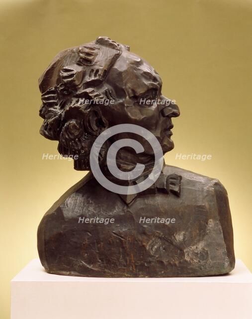 Alfred Wolmark, 1913. Creator: Henri Gaudier-Brzeska.