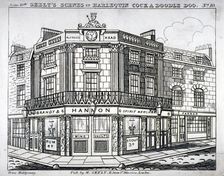 Alfred's Head Inn, corner of Newington Causeway and London Road, Southwark, London, c1830. Artist: Anon