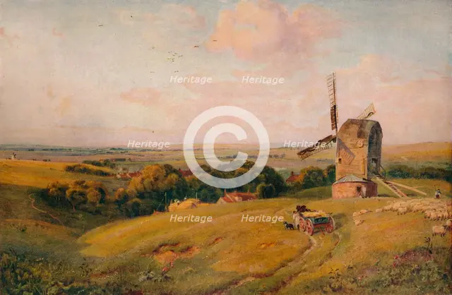 'Alfriston Mill', c1886, (1938). Artist: Robert Thorne Waite.
