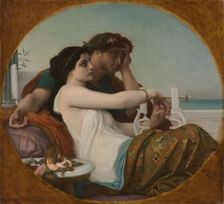 Algae and Boniface, c. 1857. Creator: Alexandre Cabanel (French, 1823-1889)