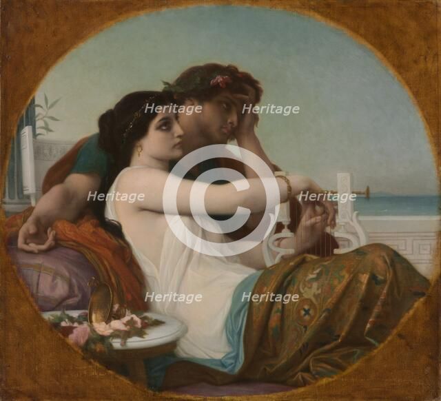 Algae and Boniface, c. 1857. Creator: Alexandre Cabanel (French, 1823-1889).