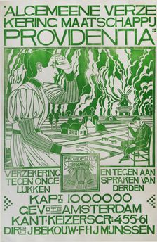 Algemeene Verzekering Maatschappij Providentia, c1900. Creator: Molkenboer, Theo (Theodorus) (1871-1920)
