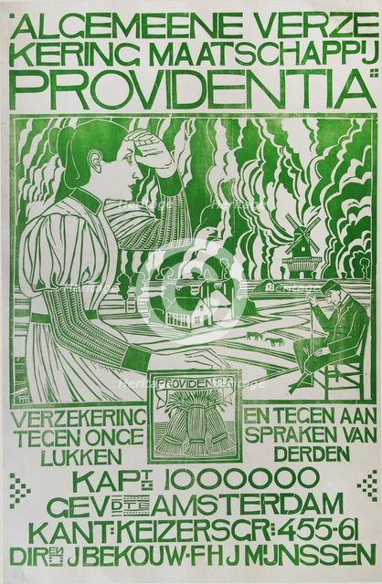 Algemeene Verzekering Maatschappij Providentia, c1900. Creator: Molkenboer, Theo (Theodorus) (1871-1920).