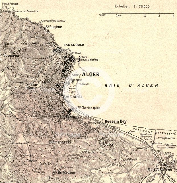 ''Alger et ses environs; Afrique du nord', 1914. Creator: Unknown.