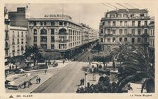 Alger - La Place Bugeau c1930