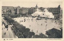 Alger - La Place du Gouvernement c1900