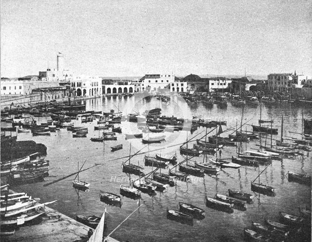 ''Alger. Le Port et l'Amiraute; Afrique du nord', 1914. Creator: Unknown.