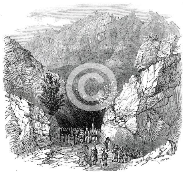 Algeria - passage of the Iron Gates, 1845. Creator: Smyth.