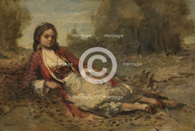 Algerian, 1871-1873. Creator: Jean-Baptiste-Camille Corot.