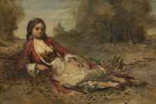 Algerian, 1871-1873. Creator: Jean-Baptiste-Camille Corot