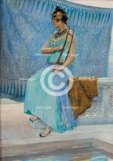 Algerian dancer or Salambó, 1910. Creator: Rochegrosse, Georges Antoine (1859-1938).