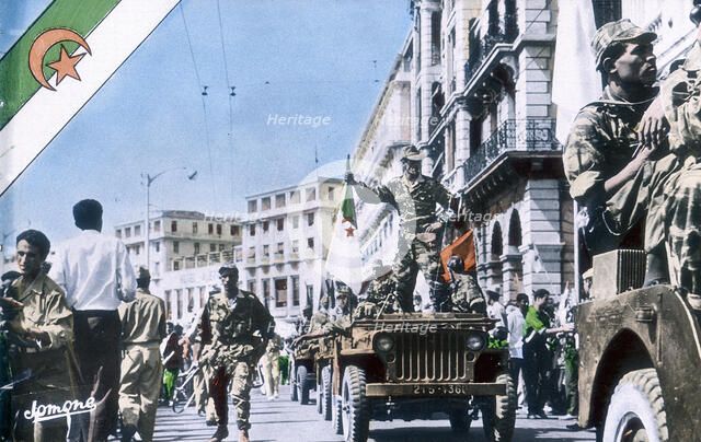 Algerian independence from France, 1962. Artist: Unknown
