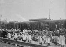 Algerian soldiers, between c1914 and c1915. Creator: Bain News Service