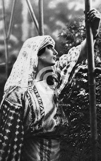 Algerian woman, 1922. Artist: Unknown