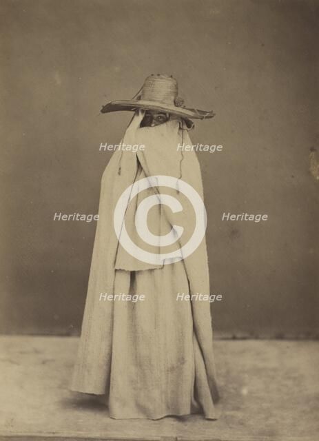 Algerian Woman, late 1850s. Creator: Gustave de Beaucorps (French, 1825-1906).