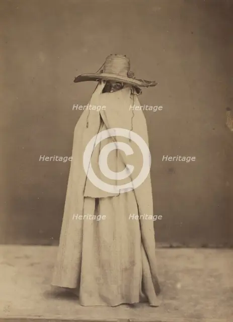 Algerian Woman, late 1850s. Creator: Gustave de Beaucorps (French, 1825-1906).
