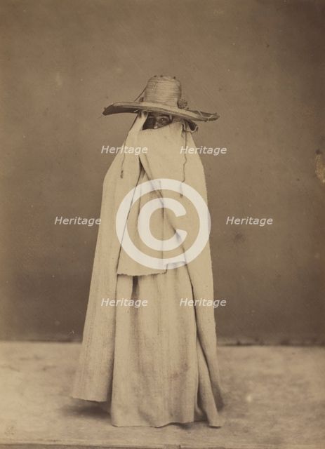 Algerian Woman, late 1850s. Creator: Gustave de Beaucorps (French, 1825-1906).