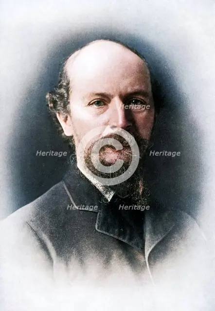 Algernon Charles Swinburne, Victorian era English poet, 1909. Creator: Elliott & Fry.