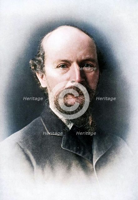 Algernon Charles Swinburne, Victorian era English poet, 1909. Creator: Elliott & Fry.