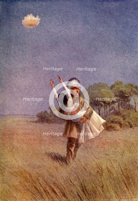 'Algon carries the Captured Maiden home to his Lodge', 1914. Creator: Unknown.