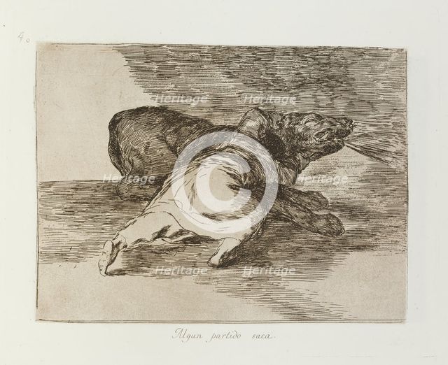 Algun partido saca.; Los Desastres de la Guerra, Madrid 1863. Creator: Francisco Goya.