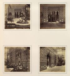[Alhambra Court Facade Towards the Nave; Entryway to the Alhambra Court; Side View of ..., ca. 1859. Creator: Attributed to Philip Henry Delamotte