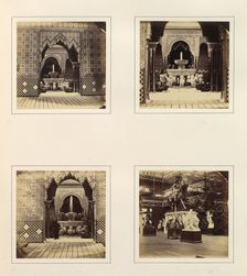 [Alhambra and Court of Lions; View in South Transept], ca. 1859. Creator: Attributed to Philip Henry Delamotte