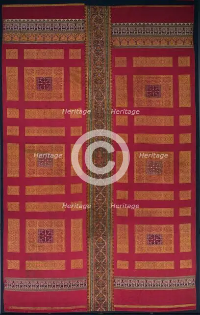 Alhambra Palace Silk Curtain, mid 1300s. Creator: Unknown.