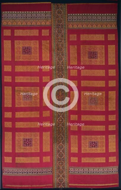 Alhambra Palace Silk Curtain, mid 1300s. Creator: Unknown.