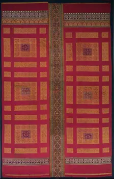 Alhambra Palace Silk Curtain, mid 1300s. Creator: Unknown