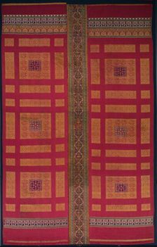 Alhambra Palace Silk Curtain, mid 1300s. Creator: Unknown