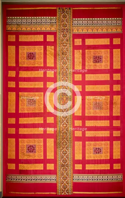 Alhambra Palace Silk Curtain, mid 1300s. Creator: Unknown.