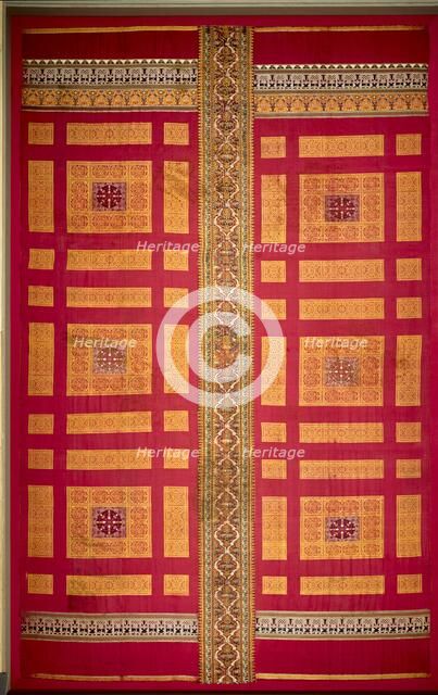 Alhambra Palace Silk Curtain, mid 1300s. Creator: Unknown.