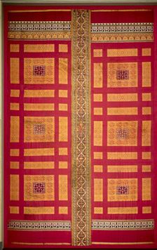 Alhambra Palace Silk Curtain, mid 1300s. Creator: Unknown