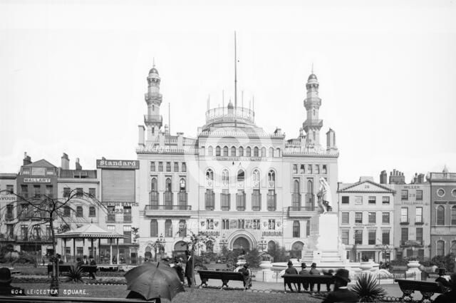 Alhambra Theatre, Leicester Square, Westminster, London 1870-1882. Artist: York & Son.